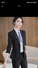特洛曼黑色西装套装女职业装正装面试正装大学生工作服西服外套两件套 实拍图
