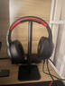 漫步者（EDIFIER）HECATE  G30无线版 头戴式蓝牙耳机2.4G有线无线四模手机电脑耳麦电竞游戏csgo吃鸡FPS听声辨位 黑红色-新升级+【耳机支架】 实拍图