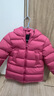 保姆鹅  【风墙】儿童羽绒服宝宝中长款护脸加厚外套保暖童装[NG2664] 石榴粉 140 实拍图