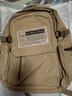 新潮代背包男帆布大容量旅行双肩包休闲初中大学生情侣书包潮简约电脑包 扩容版卡其色【多隔层+可扩容】 实拍图