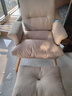 家逸电脑椅久坐人体工学椅可调节办公椅子可躺单人沙发 含脚踏 实拍图