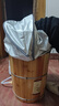 雷果木业杉木高60cm熏蒸足疗桶实木泡脚木桶过小腿熏蒸木桶熏膝盖汗蒸木桶 60cm 桶+盖+凳+机器+熏罩+艾 实拍图