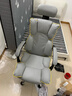 锦汐电脑椅办公椅子电竞椅家用人体工学椅老板椅主播靠背椅皮革转椅 灰色+4级杆+乳胶【二代升级】 实拍图