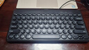 B.O.W航世 K-610U有线键盘  复古圆帽键盘 家用办公笔记本台式便携USB小键盘 黑色 实拍图