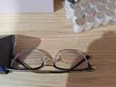 依视路（ESSILOR） 钻晶系列高清耐磨防蓝光近视超薄镜片专业配度数眼镜架男女镜框 现片2片装 来架加工 镜框+依视路膜御防蓝光1.67现片 实拍图
