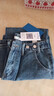 真维斯（Jeanswest）牛仔裤女2025秋季高腰阔腿裤垂感时尚宽松女士长裤子女深蓝色L 实拍图