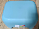 美丽雅塑料家用小板凳子 加厚防滑矮凳儿童浴室洗澡换鞋凳 蓝色1只 实拍图