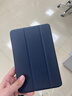 启瑟 iPad mini5保护壳适用苹果平板电脑mini4保护套2019款7.9英寸迷你5全包皮软壳硅胶 深海蓝【智能休眠皮套】+品牌钢化膜 ipad mini4/5通用【7.9英寸】 实拍图