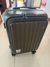 皇冠（CROWN）拉链铝框箱旅行箱登机箱大容量前开盖行李箱小型5278-20-铁灰 实拍图