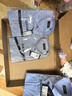 雅戈尔（YOUNGOR）长袖衬衫男纯色提花免烫衬衫棉涤混纺免熨定型舒适透气透气易干 GLNP19001IJA蓝色 40 实拍图
