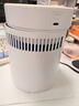 AMMFAITH卧室加湿器空气净化器一体机无雾轻音桌面大容量大雾量办公室家用卧室婴幼儿鼻炎小型空调风扇礼物 流光白【充电款】 实拍图