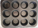 学厨蛋糕模具 大号12连黄油年糕模具 玛芬蛋糕面包烘焙模烤盘工具 实拍图