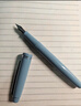 百乐（PILOT）78G钢笔小学生3-6年级练字书法笔成人高档签字笔文具礼盒装意式风情系列 蓝灰F尖 实拍图