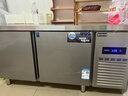 志高（CHIGO）冷藏工作台奶茶店设备全套水吧台不锈钢保鲜平冷操作台冰柜 厨房冰箱商用保鲜工作台 1.5M-0.6M-0.8M冷冻【-18°|数显】 【不锈钢内层架】店长推荐 实拍图