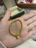 御邪黄金转运珠足金999路路通光面金珠手串串珠手链中秋节礼物 3毫米特供/单颗（预订） 实拍图