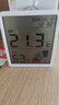 得力(deli)室内电子温湿度计/表办公家用壁挂桌面婴儿房办公用品儿童老人生日礼物带时间日历体感LE511 实拍图