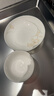 优尊陶瓷骨瓷碗家用饭碗新款轻奢好看的金边陶瓷餐具现代简约碗组合 10碗10盘(4.5高脚碗+8圆盘) 实拍图