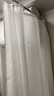 京东京造 耐用系列浴帘卫生间加厚宽防水遮光淋浴室窗帘华夫格160*180 实拍图