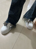 回力小白鞋女轻盈舒适软底板鞋女学生休闲百搭运动增高鞋女 白色 36 实拍图