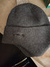 瑞尔士（WRELS） 秋冬护耳针织帽保暖帽子男毛线滑雪帽加厚户外包头帽防风女冷帽 【双层护耳帽】灰色 实拍图