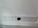 西门子（SIEMENS）插座面板 10A正五孔插座单只装 致典雅白色5UB14143NC012P 实拍图