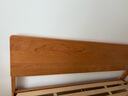 小半实木床双人床北欧日式小户型卧室樱桃木床家具1.8米x2米稳稳床 实拍图