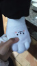 手套女学生冬季韩版可爱加绒加厚保暖骑车五指防寒保暖棉手套 白色【升级双层加厚可触屏】 实拍图