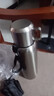 保温杯男士316不锈钢全钢保温壶便携泡茶杯大容量茶水分离水杯子 钢本色800ml[智能盖/带杯套] 实拍图