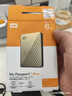 西部数据（WD）移动硬盘6TB type-c Ultra系列 2.5英寸 金 机械硬盘 笔记本电脑外接加密兼容Mac 大容量家庭存储 实拍图