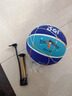 361°篮球中小学训练室内外耐磨5号橡胶儿童玩具蓝球 蓝色 实拍图
