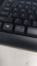 双飞燕（A4TECH) WK-100 有线键盘 办公打字用薄膜键盘笔记本外接台式电脑通用键盘104键 USB接口 黑色 实拍图
