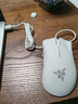 雷蛇（Razer）炼狱蝰蛇标准版有线鼠标 人体工学  电竞游戏 右手通用型 吃鸡/LOL/CS GO游戏鼠标 白色 实拍图