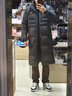 李宁防泼水科技长羽绒服男秋冬季舒适保暖休闲连帽运动外套AYMV771 实拍图