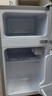 志高（CHIGO）小冰箱迷你小型家用冷藏冷冻两用宿舍出租房用双门办公室电冰箱节能省电 【店长推荐】48L银色【三天约一度电】 实拍图