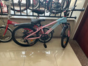 凤凰山地自行车男女变速山地车碟刹青少年儿童自行车学生单车 星际 蓝粉【变速+辐条轮】 22寸【适合130-170cm】 实拍图