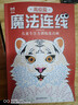 魔法连线高级篇 儿童专注力训练连点画眼力脑力大挑战 锻炼控笔能力提高专注力想象力创造力 宝宝数字连线启蒙画儿童益智连线绘本 实拍图