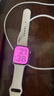 Apple/苹果 Watch Series 10 智能手表GPS款46毫米玫瑰金色铝金属表壳淡桃粉色运动型表带S/M MX293CH/B 实拍图