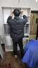 林氏家居原林氏木业现代简约靠墙餐边柜家用厨房收纳储物立柜酒柜子MF3T 【月牙白+灰色】MF4T-A餐边柜 实拍图