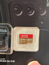 闪迪（SanDisk）256GB TF(MicroSD)内存卡 4K极速金卡A2 V30 U3行车记录仪 运动相机无人机 监控存储卡 读190MB/s 实拍图