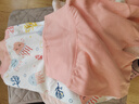 舒贝怡2条装婴儿裤子秋冬保暖男女童宝宝高腰护肚睡裤纯棉儿童秋裤粉90 实拍图