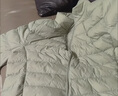 鸭鸭（YAYA）轻薄羽绒服女短款立领薄款秋冬保暖时尚休闲立领外套K 米白色 2XL 175 实拍图