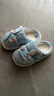 京东京造玉桂狗儿童棉拖鞋卡通家居女童保暖棉拖鞋浅蓝32-33 JZ8178 实拍图