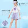夏季儿童短裤外穿冰丝速干2024新款女童运动裤薄款女大童裤子夏装 紫色 170 实拍图
