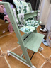 小主早安（BeBeMorning）成长椅儿童餐椅婴儿餐桌座椅宝宝家用高脚椅榉木吃饭学习-绿色 实拍图