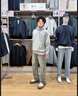 优衣库牛仔宽松衬衫/水洗产品/长袖男女装衬衣478115 480761 478115/68深蓝色 XL 实拍图