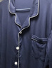 京东京造【10A抑菌】A类一等品50支纯棉睡衣男睡衣秋冬情侣家居服绀青L 实拍图