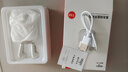 爱国者（aigo）无线蓝牙耳机 半入耳式 超长续航70小时 游戏运动降噪耳机 适用于苹果小米手机 T50 冰釉白 实拍图