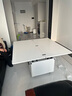 仕宇多功能升降折叠茶几餐桌二合一两用小户型客厅家用一体式饭桌子 白色钢化玻璃 1.2米茶几+4凳 实木芯生态板 实拍图