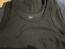 GAP女装2025春季新款基础款打底背心弹力多色舒适美版上衣723645 黑色 XXS 美码  S亚洲码160/80A 实拍图