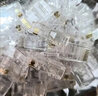 山泽 超五类网线水晶头 cat5e电脑千兆网络连接器 RJ45工程级8P8C超5类镀金水晶头 100个/盒 WL-5100 实拍图